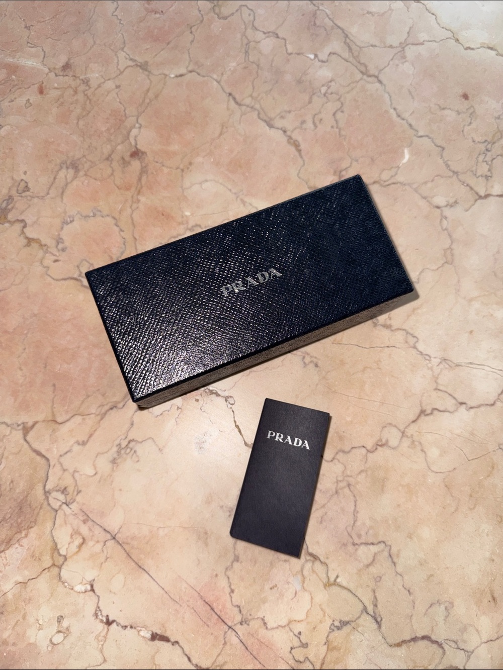 Prada Black Branded Box and auth card